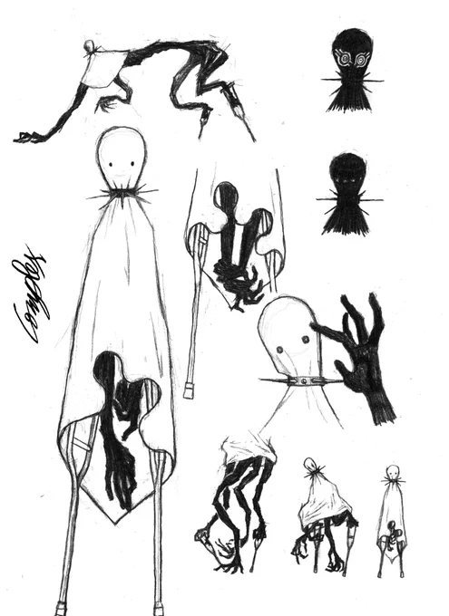 Reference sheet from the recent animation! 