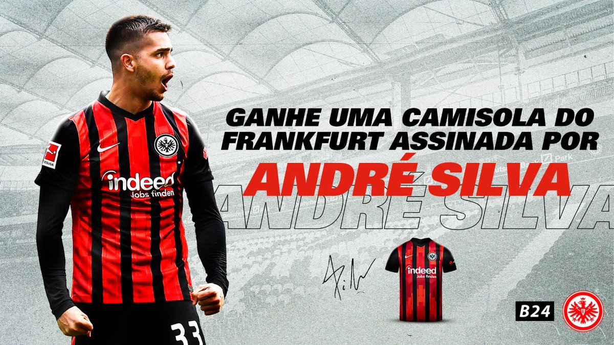 B24PT's tweet photo. Estamos a oferecer uma camisola do Frankfurt autografada pelo André Silva!

— Faz RT deste tweet
— Segue @B24PT e @Eintracht_por
— Identifica um amigo

Vencedor anunciado dia 7/06. https://t.co/BwwJ7yTmMV