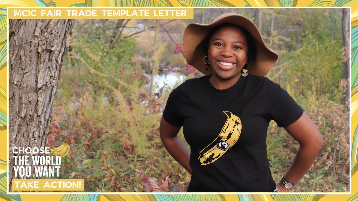 MCIC_CA's tweet image. To wrap up &amp;amp; celebrate #FairTradeMonth – TAKE ACTION! ➡️bit.ly/MCIC-FTLetter

Is buying Fairtrade important to you? Let your local grocery store know where they can find information on sourcing Fairtrade products by sending/delivering/e-mailing them our template letter.🛒🍫🍌