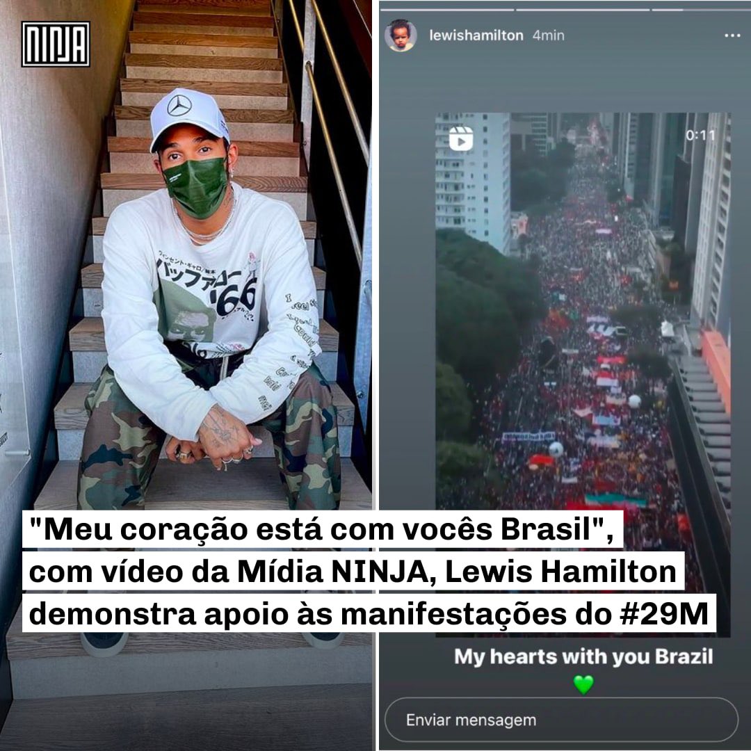 Vai HAMILTON!
#ForaBolsonaro