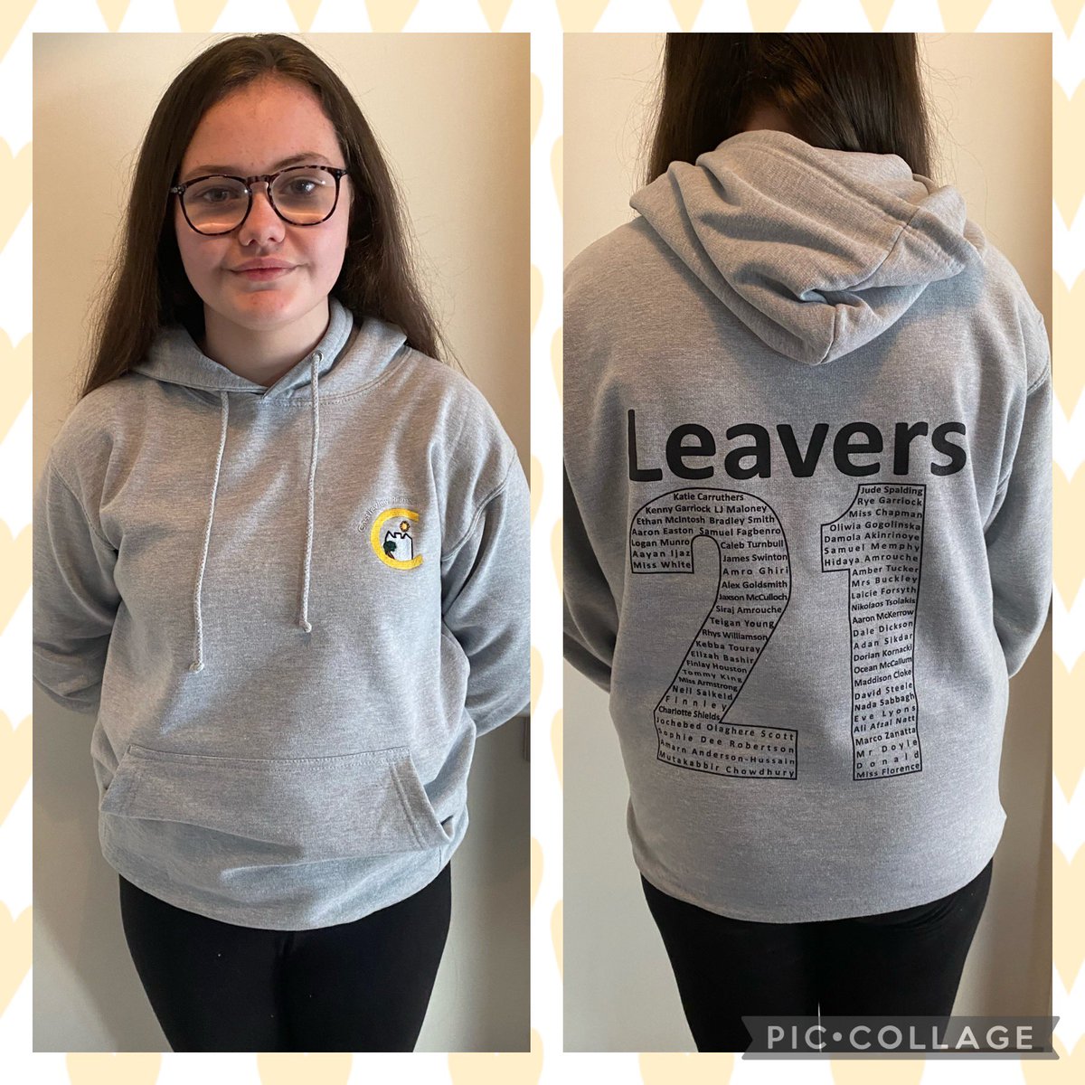 So happy she finally has her leavers hoodie ❤️😍@Castleview_PS @MissWhiteCV @amb3r_t