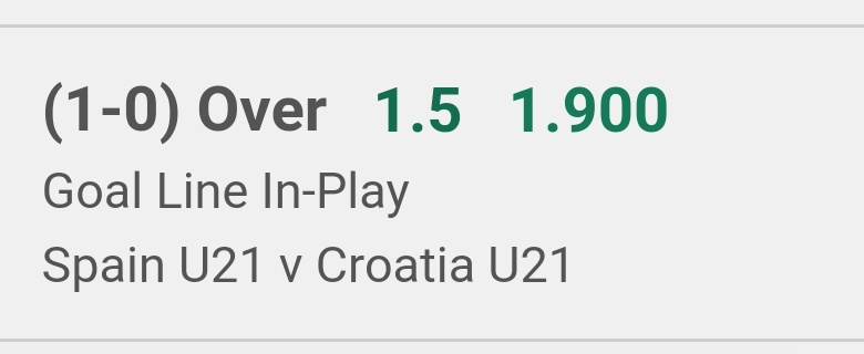 wizard_season's tweet image. Stake 1%

Euro U21 Championship

I can see this game opening up now, Croatia will come out and will probably get caught on the counter.