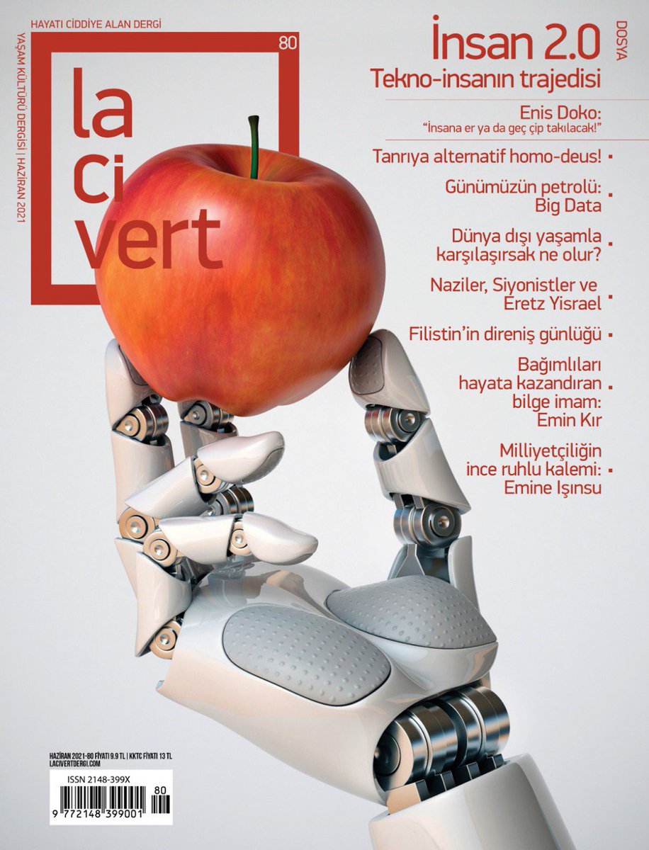 İnsan 2.0

Tekno-insanın trajedisi

Lacivert, İnsan 2.0 dosyasıyla tüm dergi bayilerinde. 

#İnsan