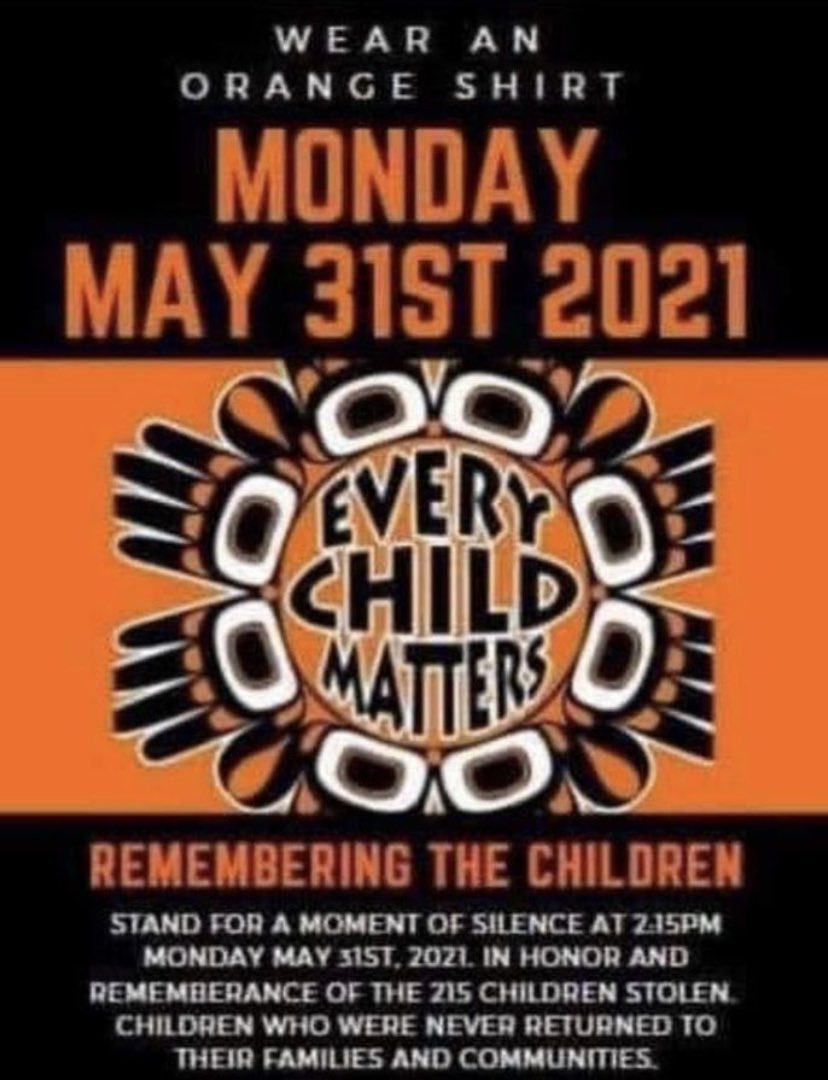 sheila_piggott's tweet photo. We mourn for the children and their families.  #TruthAndReconciliation #ActionIsRequired #MourningAndRemembrance @PVNCCDSB @kawarthaNOW @KLThisWeek @north_news @NorthumbToday https://t.co/5h4IXVW4SH