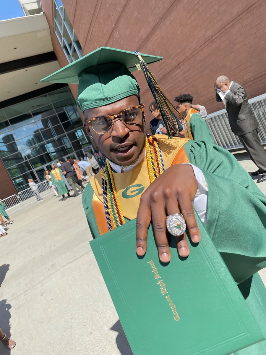 I graduated and I I made it another year... GOD IS GREAT 🔞
