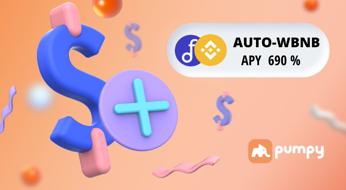 pumpyfarm's tweet photo. 💫 We are launching a promotion to increase profitability in our pools.
The promo will only be valid for 7 days.

In the pool:

▫️@AUTO - WBNB

  Profitability in #PMP will be increased 15 times 🔥 https://t.co/S4MqUQDJMq