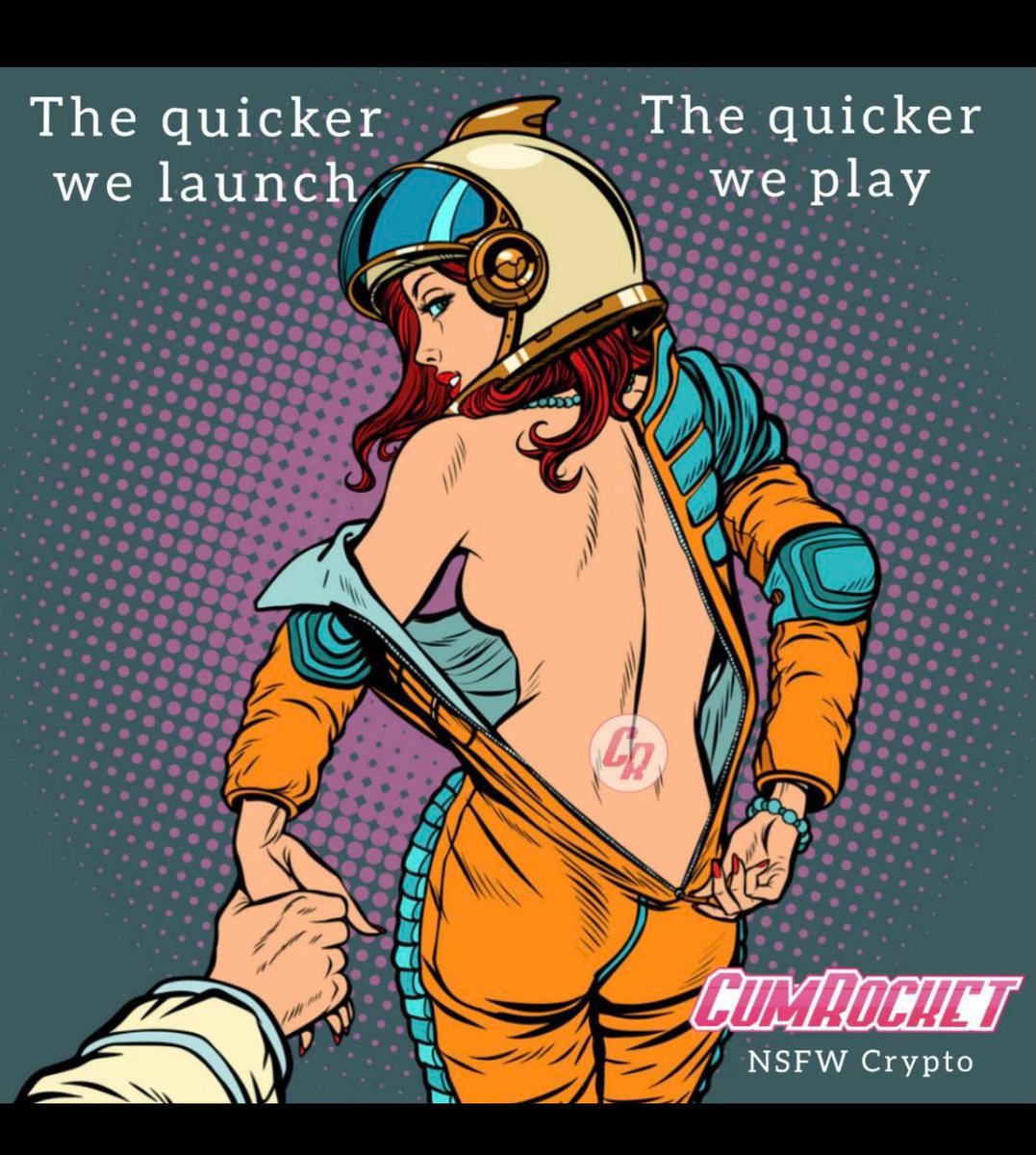 acesorkings's tweet photo. @MoonOverlord Im just saying, join #CumRocket community and buy #CUMMIES in the best #BSC project with a actual usecase for the adult industry #NSFW #NFT https://t.co/kY3Vm9HLjd