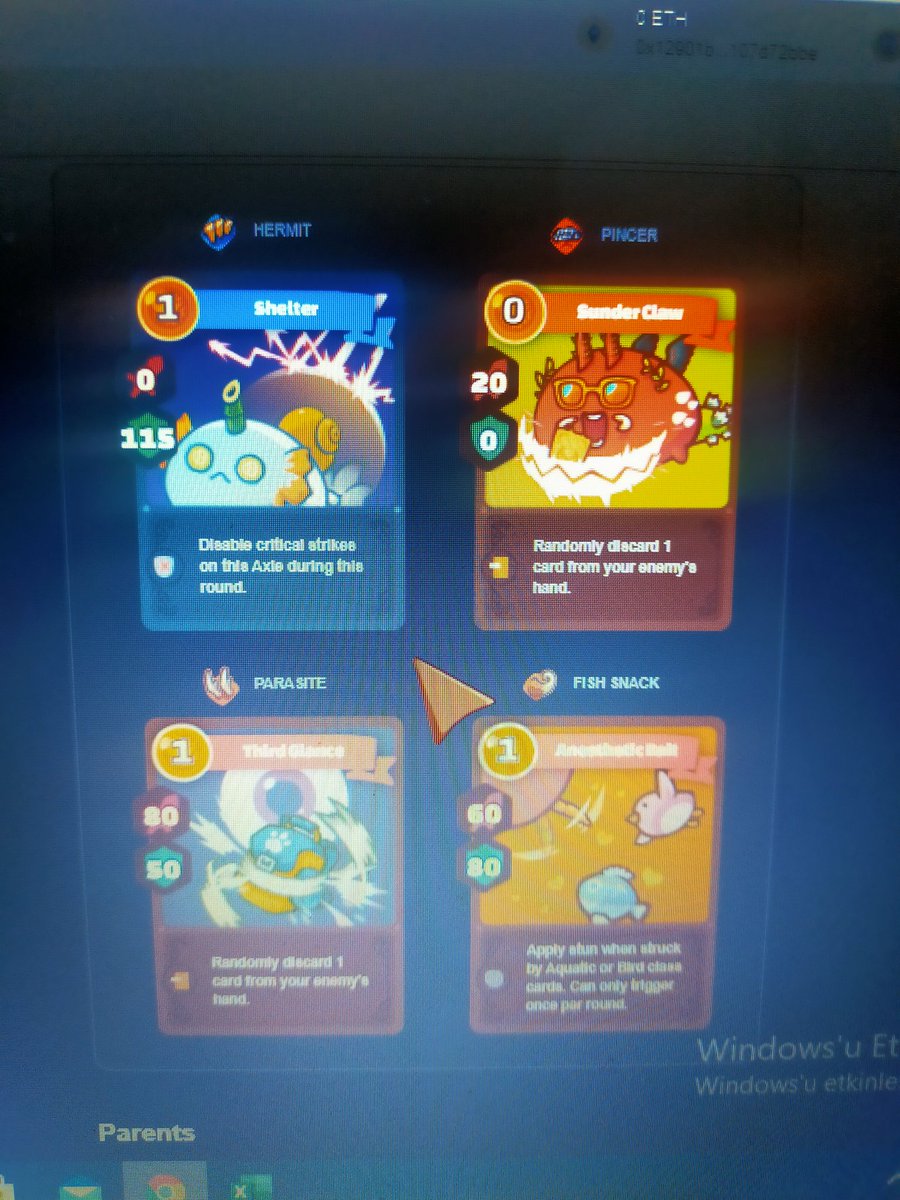 koi26bro's tweet photo. A friend didn't like these axies 😔
My sister meant 1600 arena points with this same account 😅🙏 https://t.co/SnDJCQB7RE