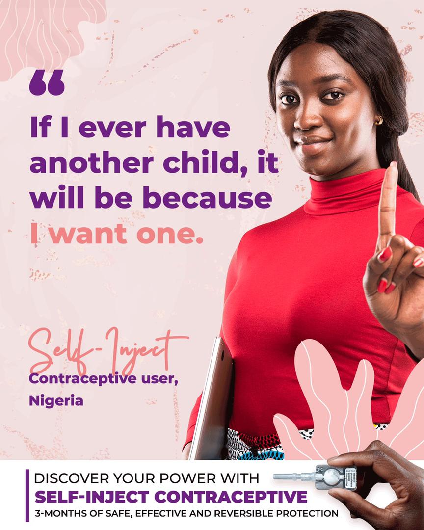 BigMan_Xander's tweet photo. With just a single dose of injectable contraceptives which is very easy to use, small in size with little or no pain, #SelfInject contraceptives can be used personally without any stress.
#DiscoverYourPower #DMPA https://t.co/kKQbiG49k0
