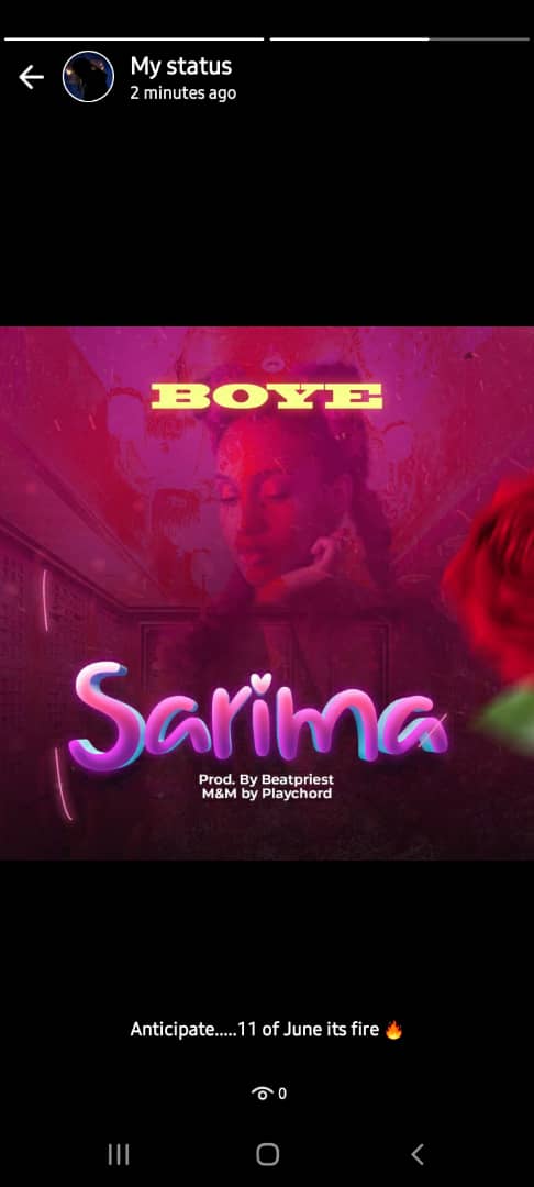 tis_boye's tweet photo. The doppest dripping Highlife love song drops on the 11th of June 2021...Get ready for a sweet melody π§πΉπ€πΈ
#JustOneBoye
#Sarima crooner
#realnessoverhype https://t.co/3h00M9fLFP