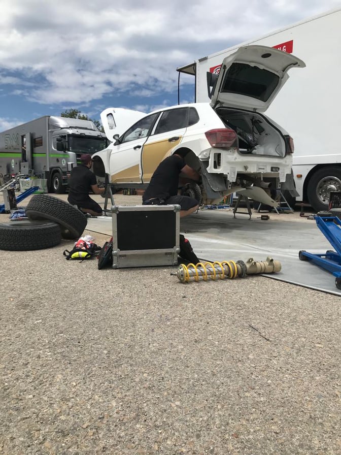 Monday test underway. Looking for a good rhythm that's fast but at the same time keeping the car in one shape. Going well.

——————
#Rautio #GustafTallinn #KaurMotorsport #RalliRahvas