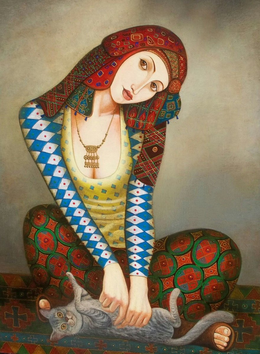 LunaLeso's tweet photo. #DonneInArte
#catlovers BP🙋‍♀️

@AlessandraCicc6 @VAlivernini @malka8491 @gigliointi @NadiaZanelli1 @velocevolo @maluisa_3 @matibo11 @angygel22 @scastaldi9 @GuernseyJuliet
@bmarczewska
@dadagioia @redne2013
@Lunablucobalto @user9870 @Hakflak @MarieFrettoloso

🎨Zviad Gogolauri https://t.co/U7JYaVmctg