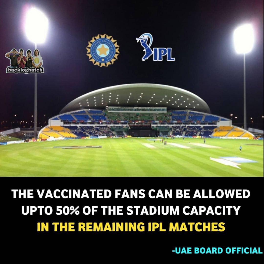 backlogbatch_'s tweet photo. Exciting news for cricket fans 😍

#backlogbatchwings #backlogbatch #ipl #iplupdate #memes #dailymemes #IPL2021 #updates #funnymemes #DailyUpdate https://t.co/HEiRDJAta9
