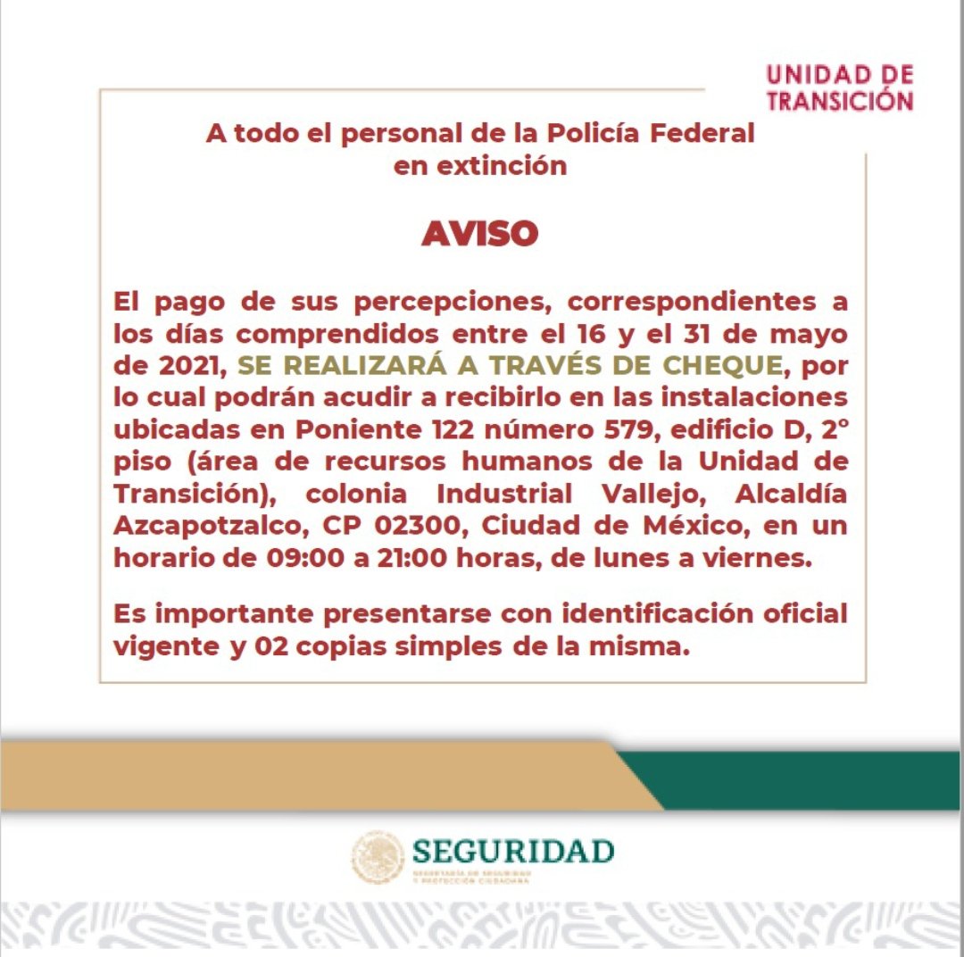 UT_SSPC's tweet photo. Aviso importante https://t.co/pvmwL7gAuY