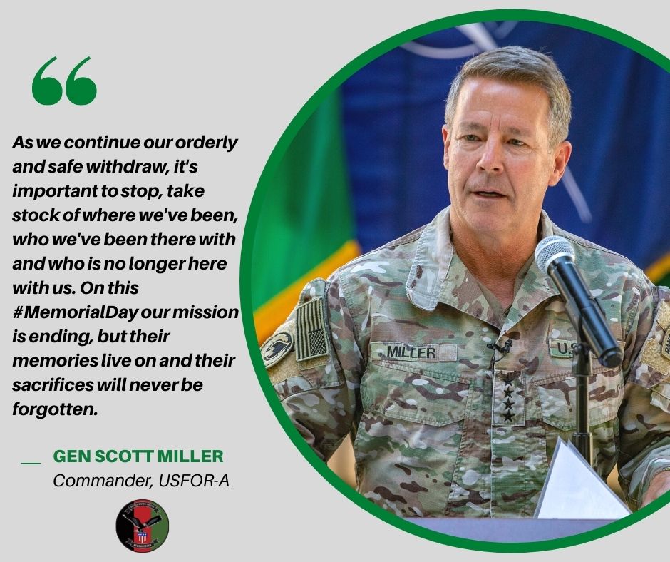 USFOR-A Spokesman Col Sonny Leggett tweet media