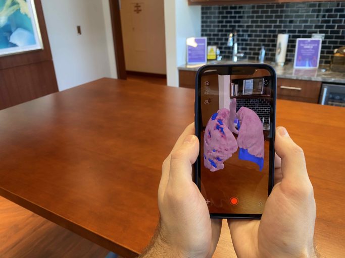 HealthySim's tweet photo. New Article: "MedReality Releases 3D Covid-19 Lung Model to Download" #COVID19 #LungModel @MedRealityApp - https://t.co/YSsTcFc8ut https://t.co/MP50cZThkA