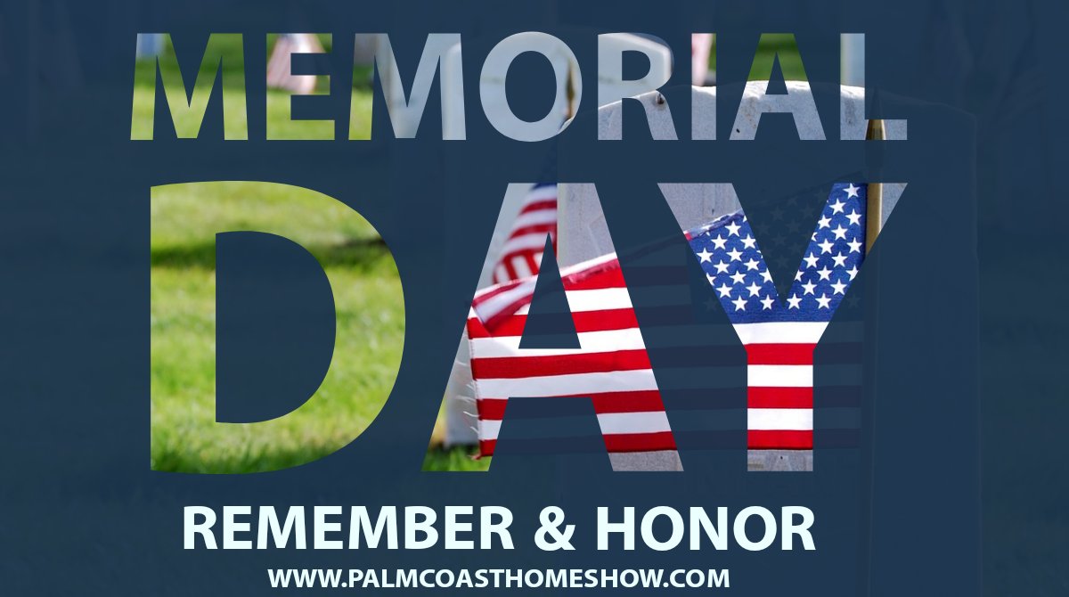 I am grateful for all of those who served &amp; sacrificed so we may be free.  #MemorialDay #PalmCoast