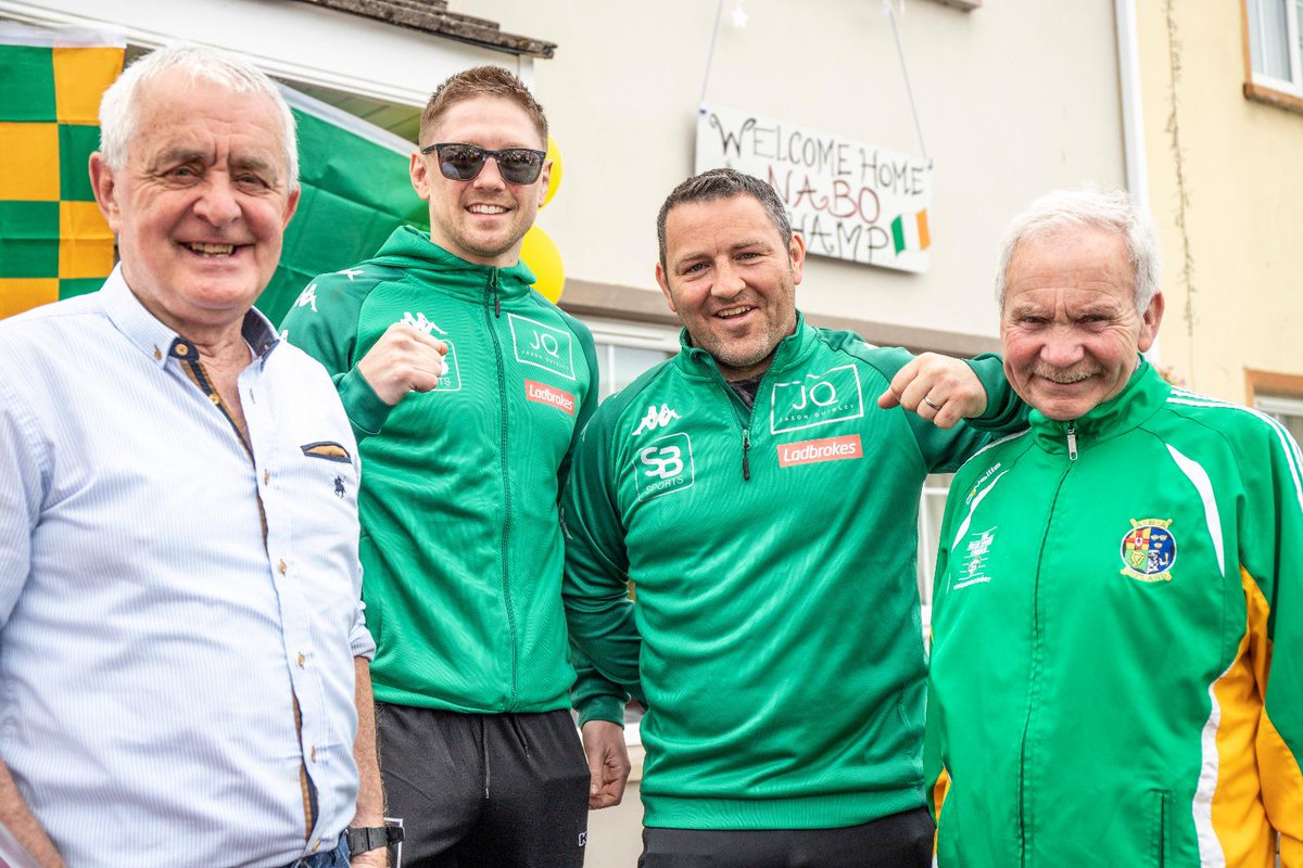 Another step in the right direction as @jay_quigley takes North American title and is back home to refresh and move on here with Jason ,Gary Mc Cullagh ,Peter O Donnell on his return this am