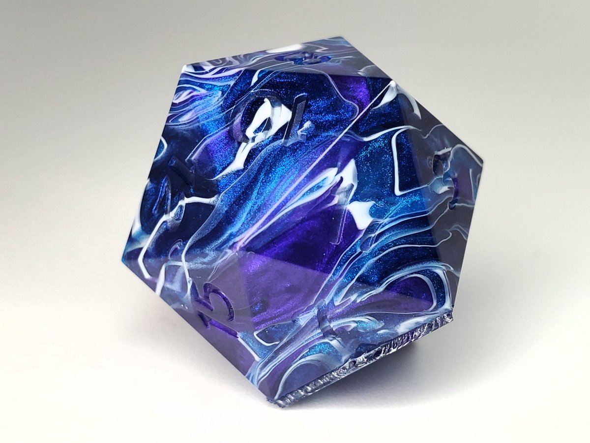 These swirlies definitely make me feel a certain way😊. While this dirty single is a failure, it is very eye catching and deserves a little spotlight before I repurpose it.

If you were me, what would you do with this failed die? Make art? Jewelry? Keychain? Trash? Let me know!