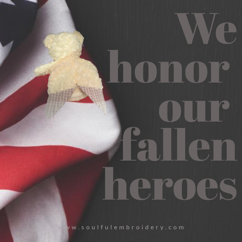 SoulfulEmbroid's tweet photo. Freedom is not free. #MemorialDay #MemorialDay2021 #Heros https://t.co/Eb4F7CshF1 https://t.co/b2oQM8gSTD