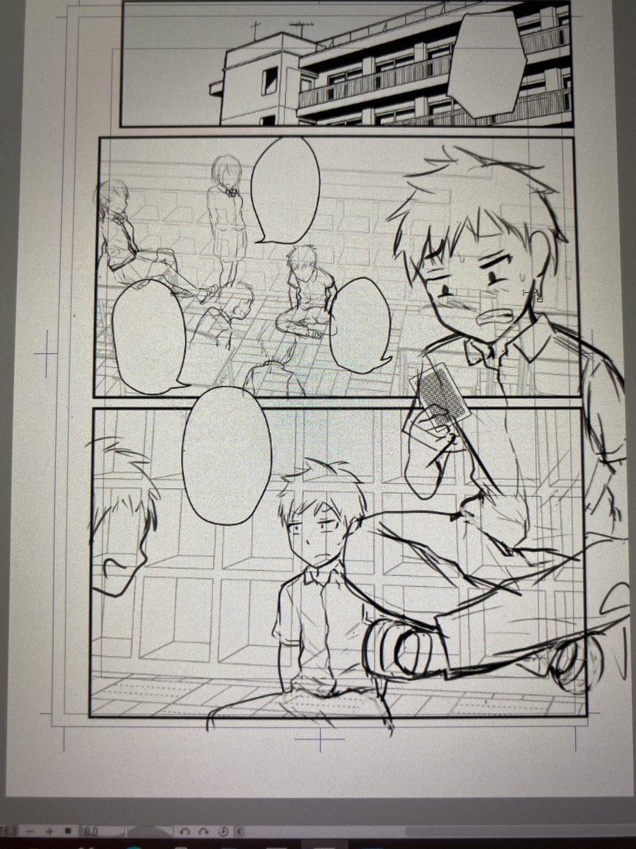 新作の舞台は学校です! 