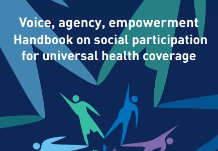 Kira Koch (@kirajkoch) on Twitter photo Just launched! New <a href="/WHO/">World Health Organization (WHO)</a> resource:
Voice, Agency, Empowerment:
Handbook on Social Participation for #UHC
Download here: bit.ly/2SM4xuT
<a href="/DrTedros/">Tedros Adhanom Ghebreyesus</a> <a href="/dheepa_rajan/">D. Rajan</a> <a href="/RoopaDhatt/">Dr. Roopa Dhatt</a> <a href="/baumfran/">Fran Baum</a> <a href="/ravimram/">Ravi Ram</a> <a href="/S_Seydoux/">Stéphanie Seydoux</a> <a href="/joy_phumaphi/">Joy.phumaphi</a> <a href="/asoucat/">Dr Agnes Soucat</a> <a href="/katja_rohrer/">Katja Rohrer</a> Just launched! New <a href="/WHO/">World Health Organization (WHO)</a> resource:
Voice, Agency, Empowerment:
Handbook on Social Participation for #UHC
Download here: bit.ly/2SM4xuT
<a href="/DrTedros/">Tedros Adhanom Ghebreyesus</a> <a href="/dheepa_rajan/">D. Rajan</a> <a href="/RoopaDhatt/">Dr. Roopa Dhatt</a> <a href="/baumfran/">Fran Baum</a> <a href="/ravimram/">Ravi Ram</a> <a href="/S_Seydoux/">Stéphanie Seydoux</a> <a href="/joy_phumaphi/">Joy.phumaphi</a> <a href="/asoucat/">Dr Agnes Soucat</a> <a href="/katja_rohrer/">Katja Rohrer</a>