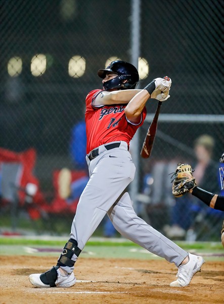 Welcome to our local guy!!!!
Mason Page 
6’0 180 
Palmetto, Florida 
Committed to Tallahassee Community College
Bats R Throws R
OF/RHP