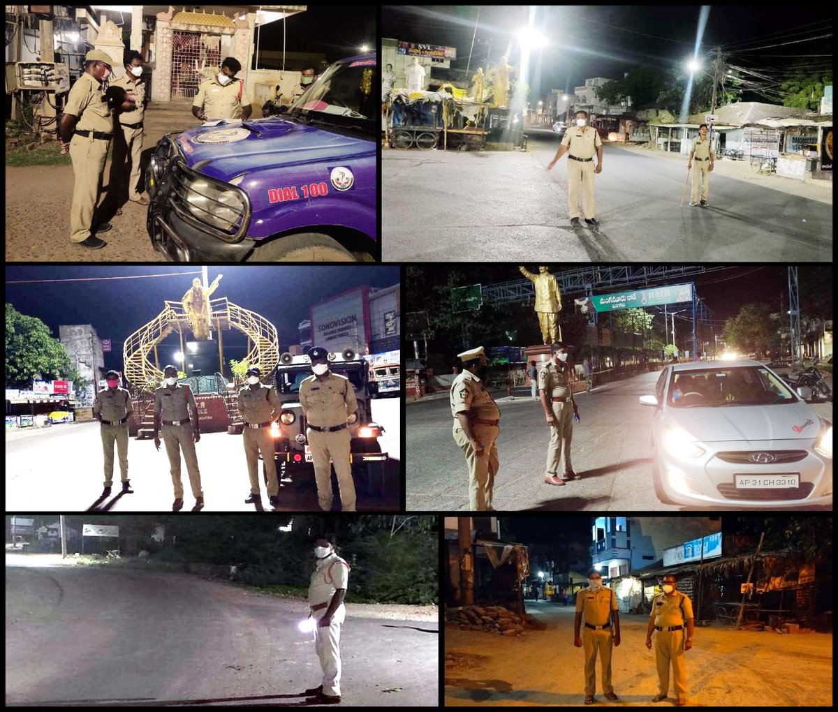 prakasam_police's tweet image. Never off duty...We are on strict #vigil at night to enforce #nightcurfew 

#CopsAtWork #DutyBound #Police #APFightsCorona #PrakasamPolice @APPOLICE100 @dgpapofficial @siddharthkausha
