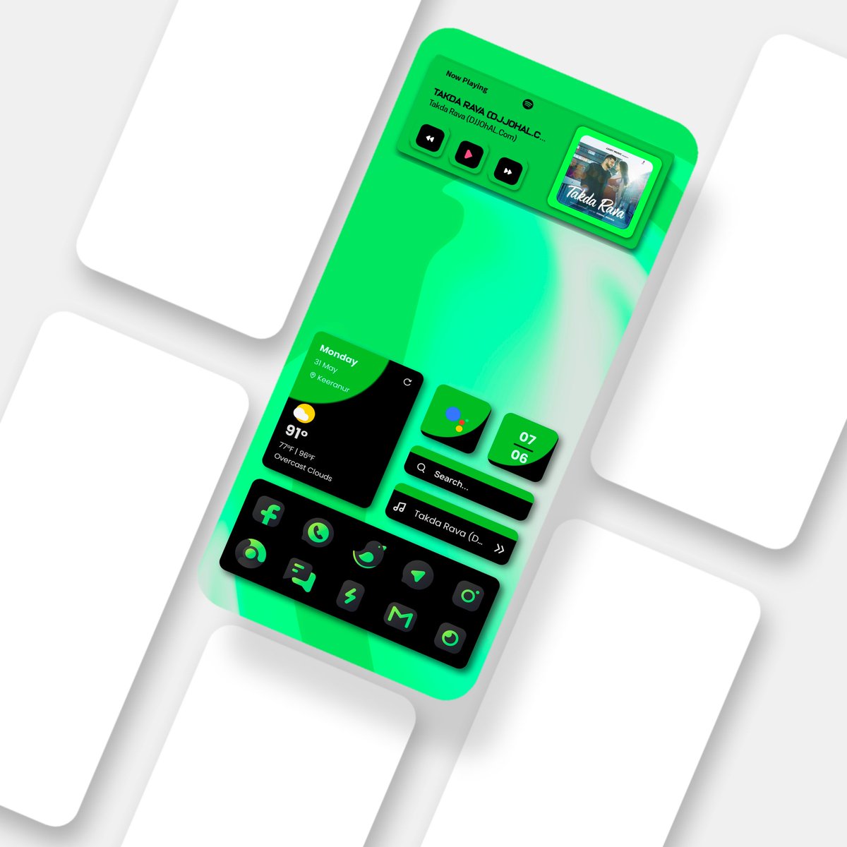 inbaraju_d's tweet photo. Today's Setup
#Wall #Spaghetti_Wallpapers by @akinhd
#Icons #Lux_Green by @justnewdesigns
#Kwgt #Widget #Coves by @VigneshVickyGVK
@LOKESHCHAUHAN78
#Hs2i #Template by @vhthinh_at @GhanoDZpro @Marcel73390851
#Android #Apple #Setups #Homescreen https://t.co/Bq98jMIs3D