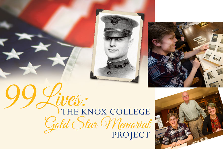 Jamie Bjorkman '57, Ben Hosto '18, and Sarah Pawlicki '17 helped work on a 2018 exhibit, "99 Lives: The Knox College Gold Star Memorial Project." It examined the lives of Knox alumni and faculty member who died while serving their country. #MemorialDay

knox.edu/news/99-lives-…