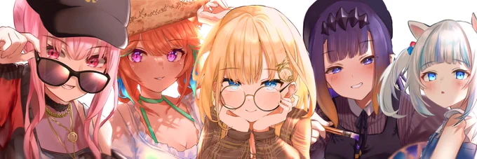 #今月描いた絵を晒そう 
今月は20枚ちょっとでした 