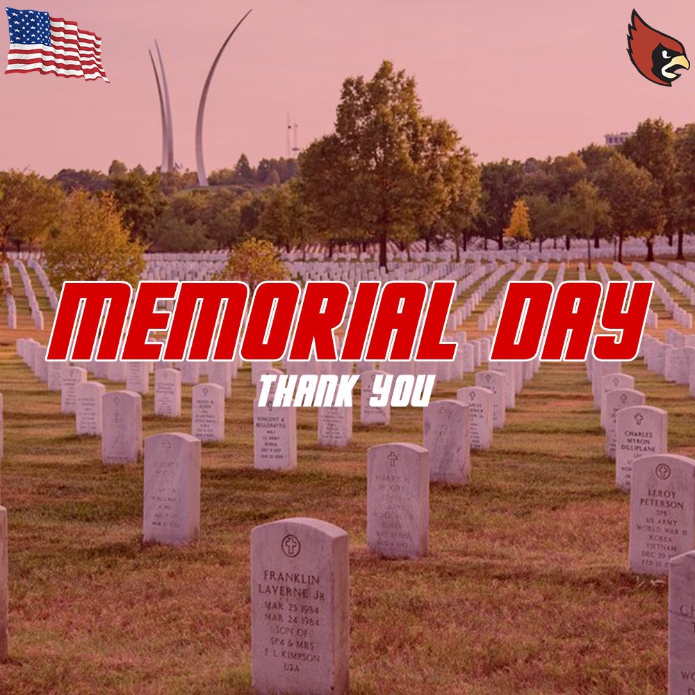 CatholicU_Cards's tweet photo. Today, we honor and thank all of those who have served and made the ultimate sacrifice. 🇺🇸

#MemorialDay https://t.co/0vfMIYGYMQ