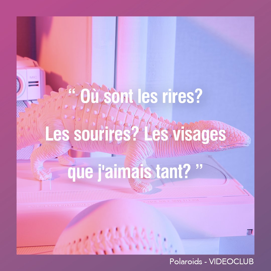 "Où sont les rires? Les sourires? Les visages que j'aimais tant?" Polaroids 💕

Adele Castillon / Vidéoclub on Tour : lnkfi.re/VIDEOCLUBTOUR

1st Album  : Available 
Videoclub.lnk.to/Euphoriesalbum