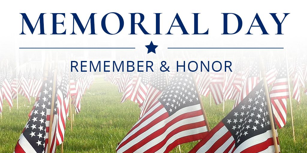 Mortgage_Center's tweet photo. Our office will be closed today in observance of Memorial Day. https://t.co/E7mZbqyeul