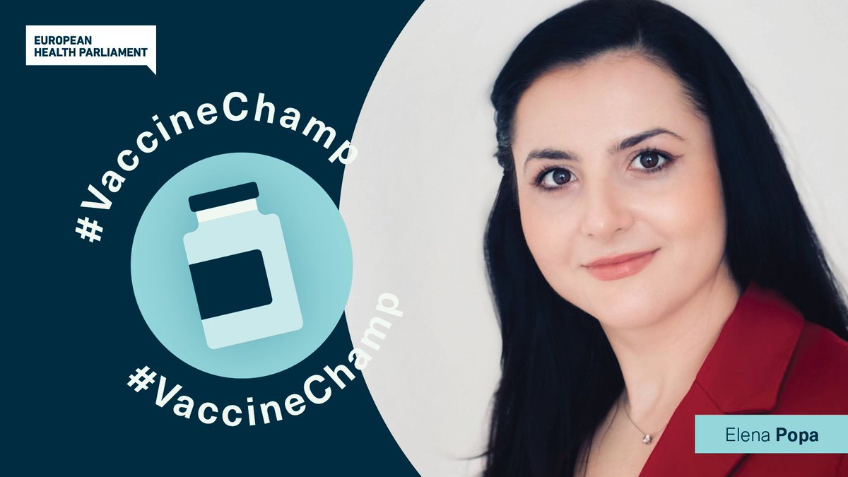 Our next #VaccineChamp is @ElenaPopa29, Senior Manager at @DrugInfoAssn 💊 Can you guess who she wants to see first in concert after #COVID19? #ShareTheScience and discover all the reasons why vaccines are our fastest way to get back to normal ⤵️ bit.ly/3u51mf1