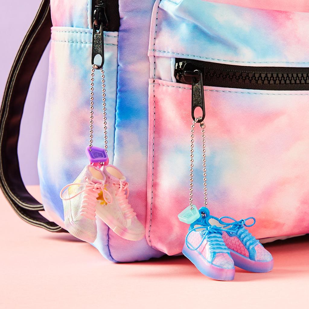 If it’s the little things that matter, these Real Littles Shoes tie-dye zipper charms are everything. Get them at #Claires 💕
