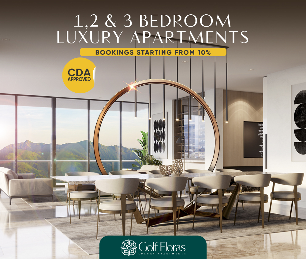 Golf Floras offer the most coveted studio, 2 and 3-bed apartments in Bahria Garden City, Islamabad. 

For details:
Isb: 051 111 555 555
Lhr: 042 111 555 555
Khi: 021 111 555 555

#GolfFloras #ImaratGroupOfCompanies #LuxuryMadeAffordable