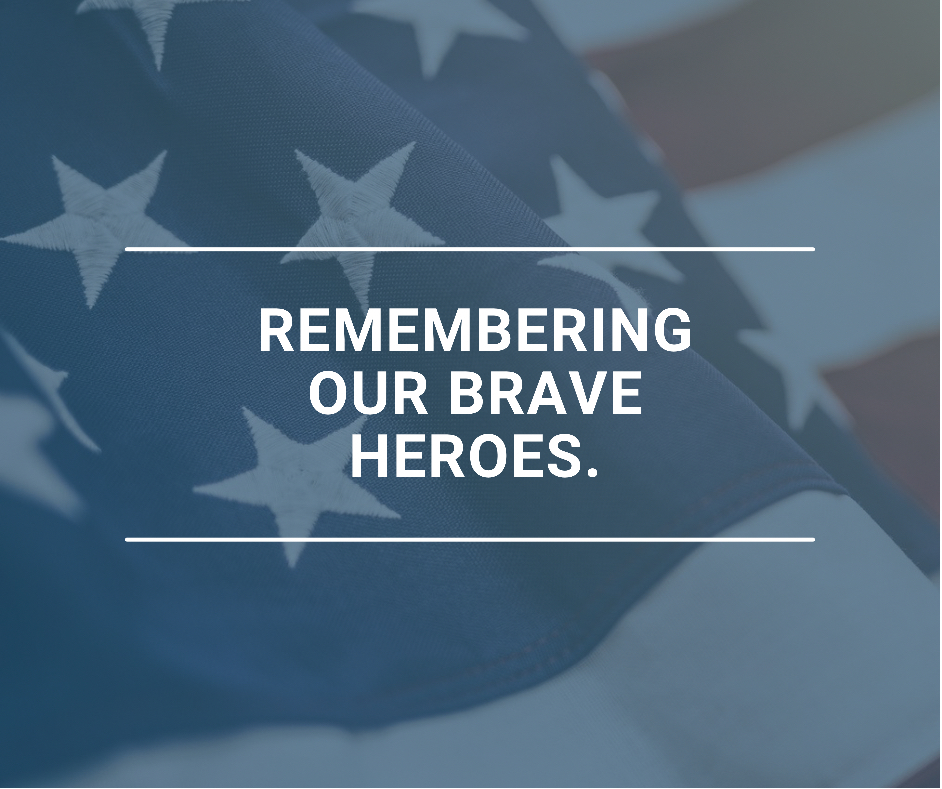 Today we honor those who made the ultimate sacrifice for our country. We salute you.