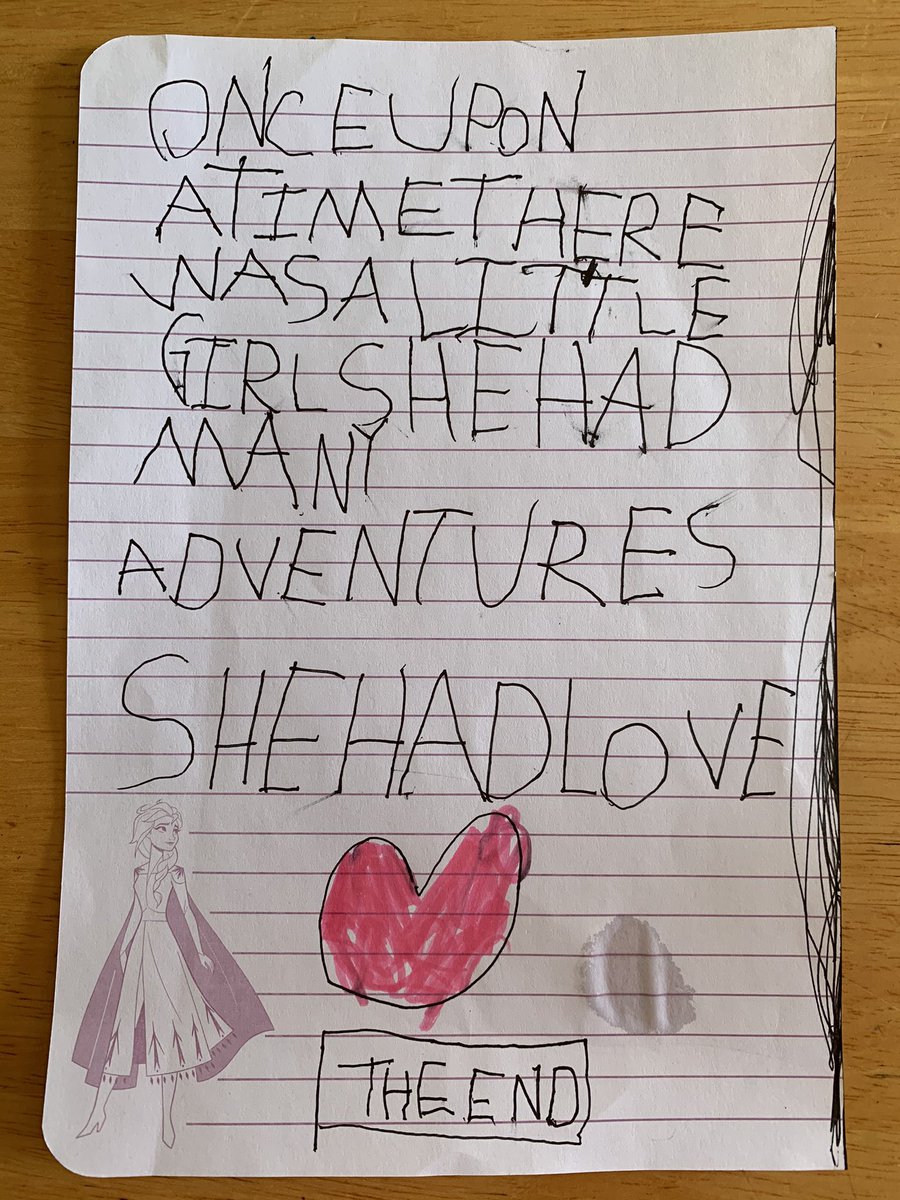 theblueminegirl's tweet photo. My 4yo told me she was going to write a novel like mommy. #bestillmyheart #futureauthors https://t.co/eq3XvBDGgW