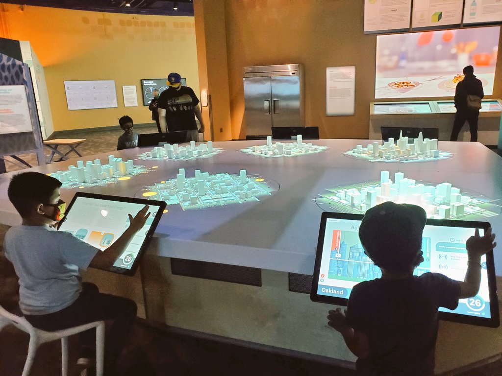 ericphangrath's tweet image. We spent Saturday at @TheTechInteract for their #ReOpening. We were actually the first family back into the Tech. We loved the new Solve for Earth exhibit &amp;amp; Into America&apos;s Wild documentary in the @IMAX Dome. My kids enjoyed all the hands on fun! #MadeAtTheTech #TheTechInteractive