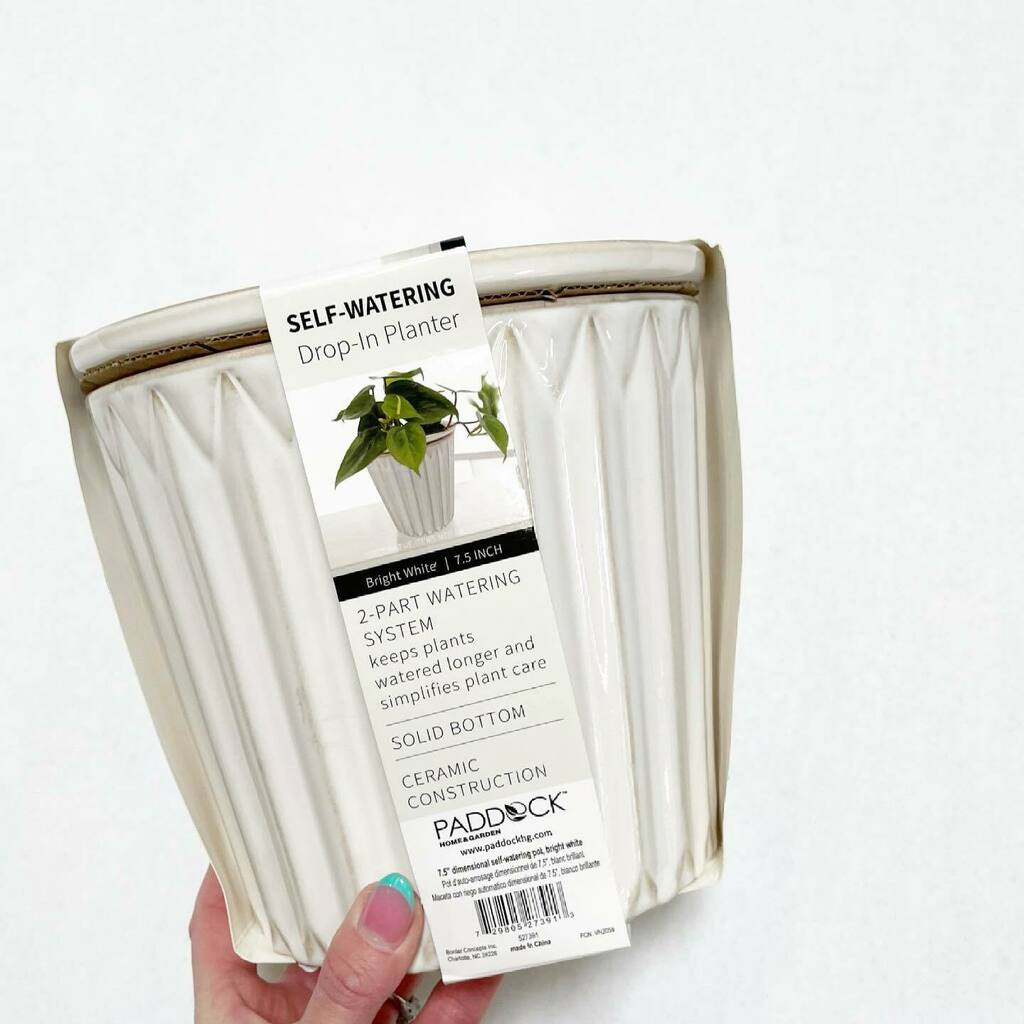 walmartfinds's tweet photo. This would definitely come in handy if you forget to water your plants like I do!🪴 Spotted this self-water ceramic planter in-store for $14.94. And I linked it on https://t.co/AOuiD8GrJJ if you wanna check stock and purchase for pickup! #walmartfinds #s… https://t.co/MbgCw4MRPq https://t.co/sG2TXkfD5I