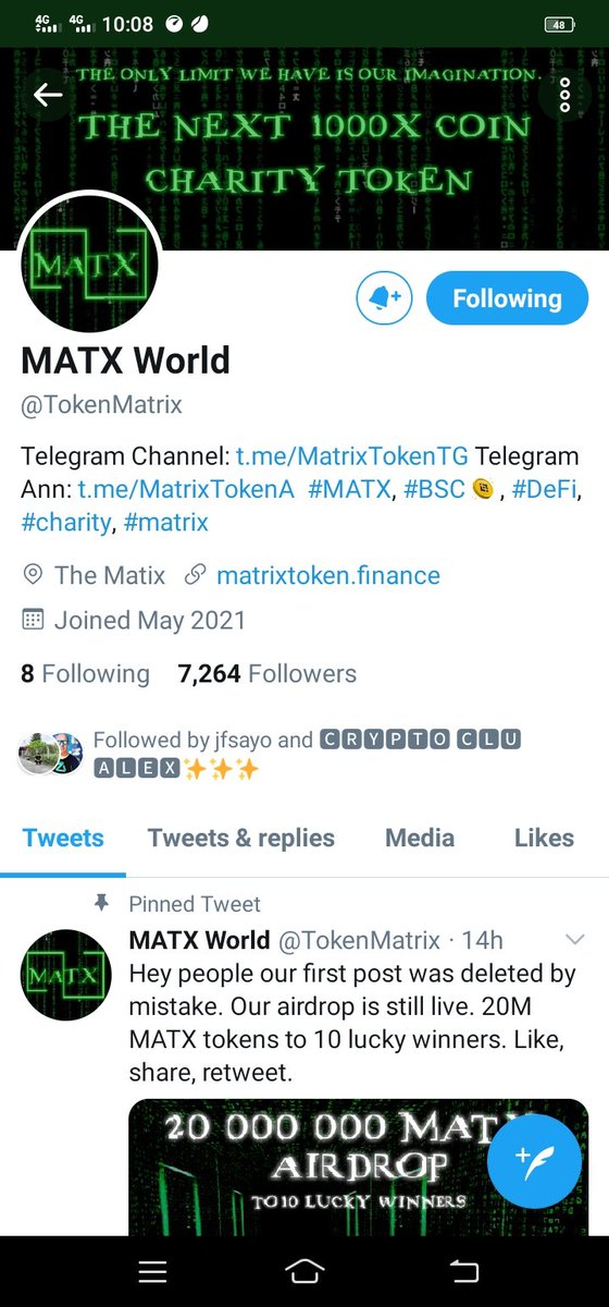 JosuaSayo's tweet photo. @GA_Contest @TokenMatrix Hope to win this one.🙏 https://t.co/jb454mDOd1