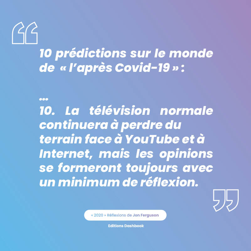 Dashbook1's tweet photo. "2020 Réflexions" de Jon Ferguson, 1ère  publication de @Dashbook1 . Un regard à contre-courant des opinions pré-machées livrées par les #medias sur la #COVID19 et le #confinement . Un plaidoyer pour la #liberte et la #distanciation... intellectuelle. https://t.co/oDWea9mixh https://t.co/xdM0u5TNKq