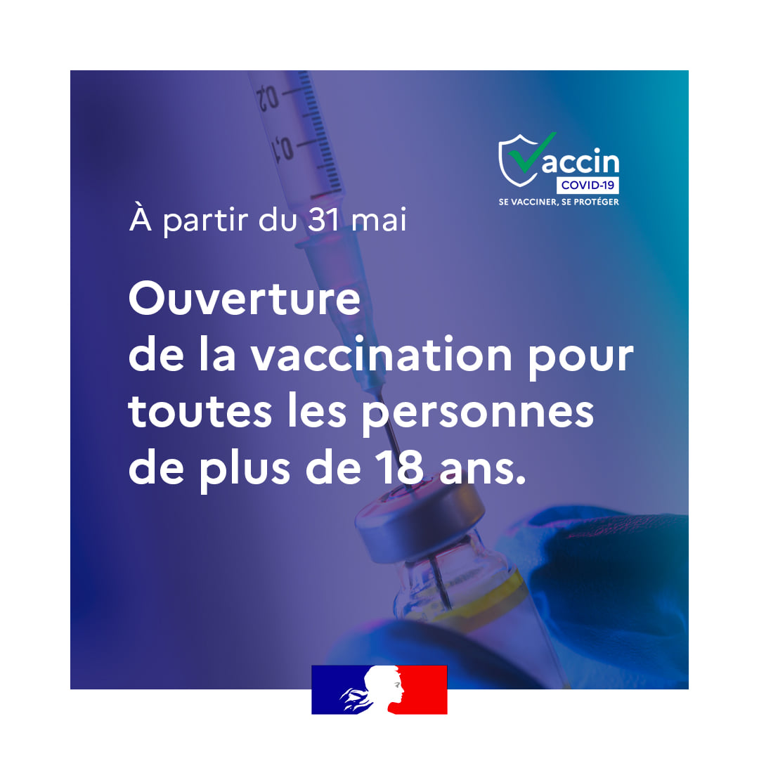 ccbrc77's tweet photo. 🗓️ La #vaccination est désormais ouverte à toutes les personnes de plus de 18 ans.
En Seine-et-Marne, de nombreux centres de vaccination sont à votre disposition, n'hésitez pas à prendre rendez-vous dès maintenant ! https://t.co/A6ayHDOI6E