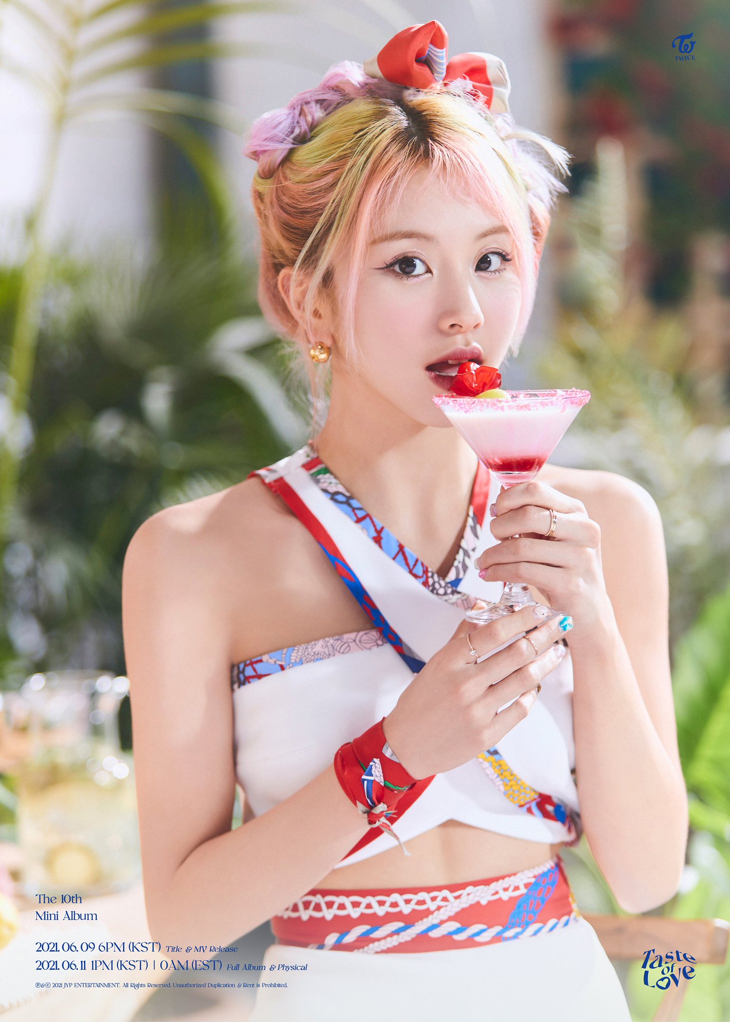☆TWICE☆チェヨン CHAEYOUNG Taste of Love 特典コースター