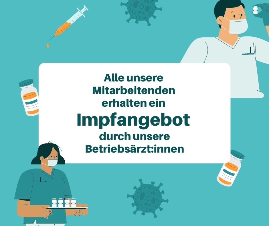 Wir machen im Juli unsere eigene Impfkampagne: Alle unsere Mitarbeitenden erhalten ein Impfangebot durch unsere Betriebsärzt:innen. #STOPCOVID #KetchumCares