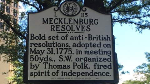 #OnThisDay in 1775, the Mecklenburg Resolves were adopted. Unlike the widely disputed “Mecklenburg Declaration of Independence,” the authenticity of the resolves is not in question. It was a radical document, denying the authority of Parliament over the colonies. https://t.co/wwSQbCpDqW