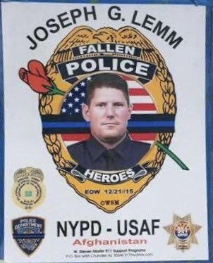 Today (and every day) we remember my husband’s NYPD partner Joe, and all the other service men &amp; women who made the ultimate sacrifice defending our country and our freedom. We thank them and honor them on this Memorial Day 🇺🇸 #MemorialDay  #wemissyouJoe