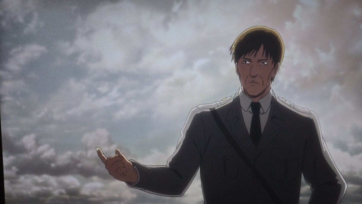 Vhand على تويتر ちょうど見てた クルーガーさんまさに名言製造機 進撃の巨人 エレン クルーガー 俺がフクロウだ