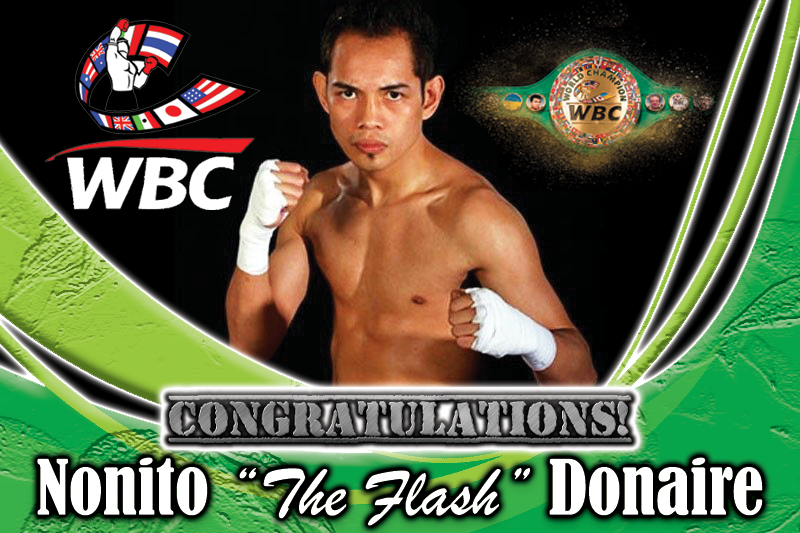 Congratulations! Nonito Donaire Jr...